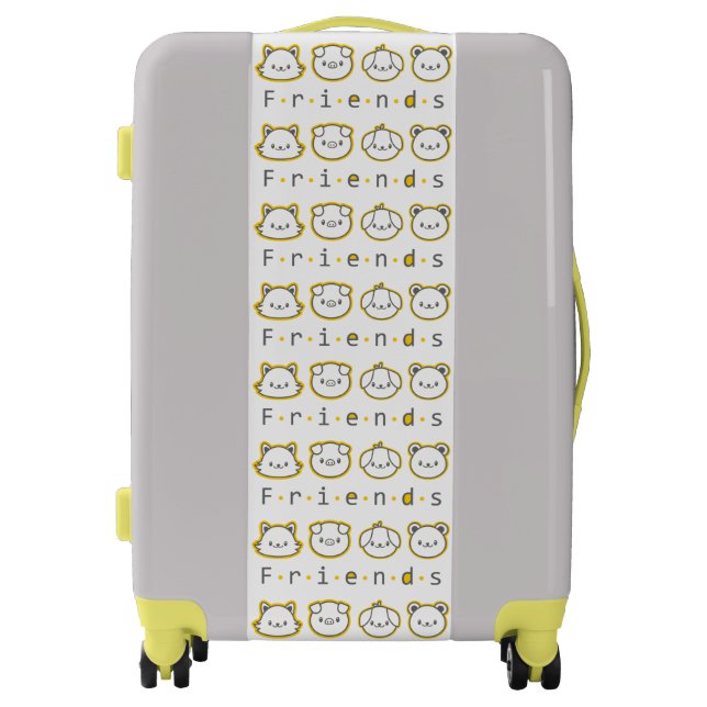 Cute animal friends face  Case-Mate iPhone case Luggage (Front)