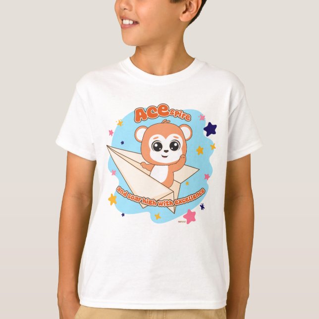 Cute Animal Frienz: Inspiring Kids Every Day T-Shirt (Front)