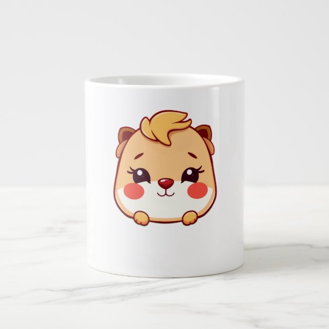 Cute animal giant coffee mug (Front)