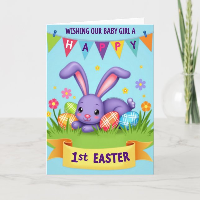 Cute Animal Happy Day Card (Front)