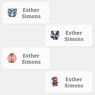 Cute Animal Labels