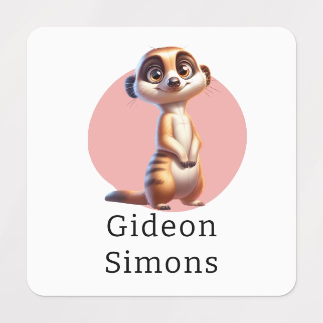 Cute  Animal Labels (Design 3)