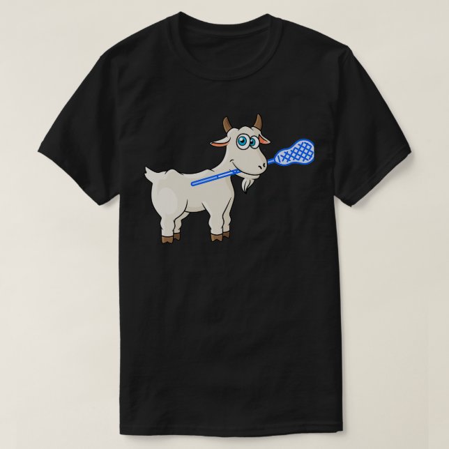 Cute animal Lacrosse goat T-Shirt (Design Front)