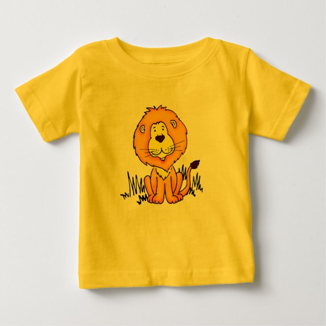 Cute animal Lion kids t-shirt (Front)
