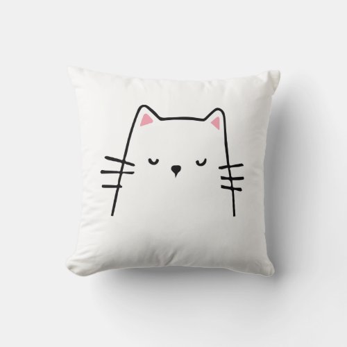 cute animal love cat pillow