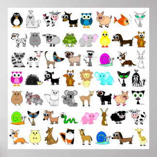 Cute Animal Lover Print