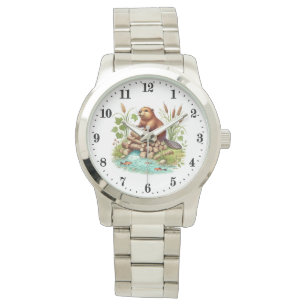 Cute animal lovers beaver watch