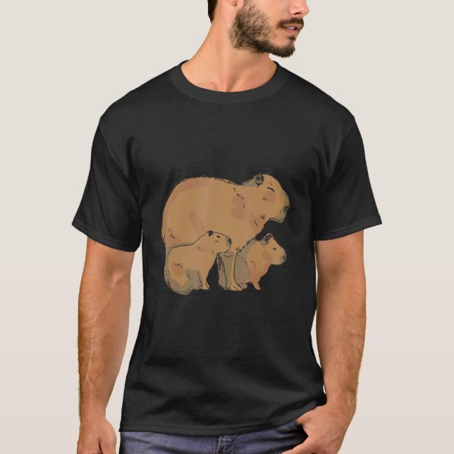 Cute animal motif T-Shirt (Front)
