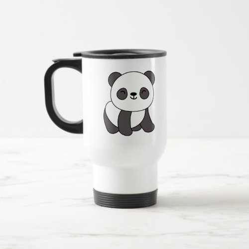 Cute Animal Panda Bear  Travel Mug
