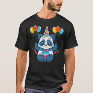 Cute Animal Panda  Wildlife Zoo Animal Kids Birthd T-Shirt