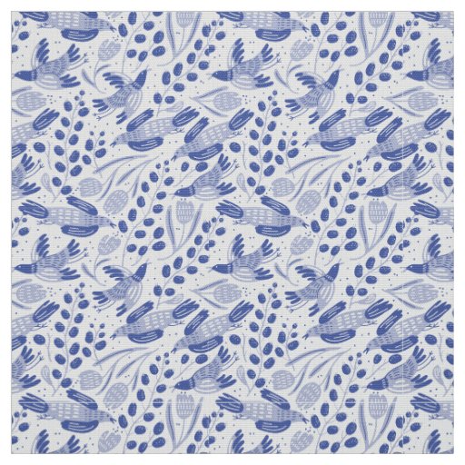 Cute Animal Pattern Bird Kids Gifts Pigeon  Fabric