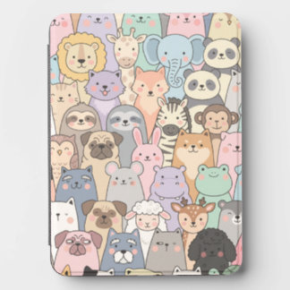 Cute Animal Pattern Kindle Cover