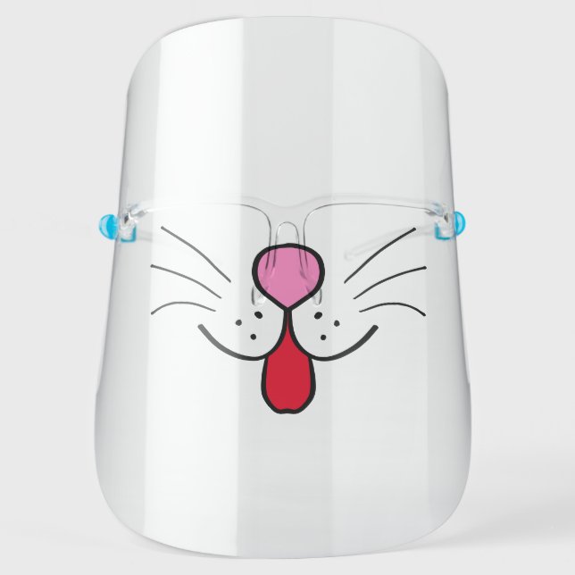 Cute Animal  Pet Face Face Shield (Front)