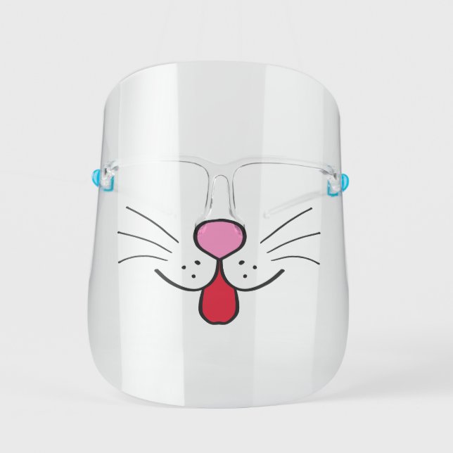 Cute Animal  Pet Face Face Shield (Front)