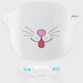 Cute Animal  Pet Face Face Shield (Front w/Glasses)