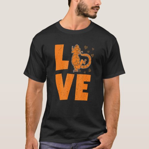 Cute Animal Pet Owner Reptile Lizard Love Bearded  T_Shirt