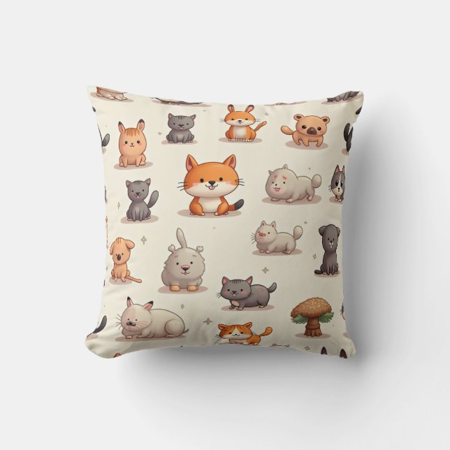 Cute Animal Pillow (Front)