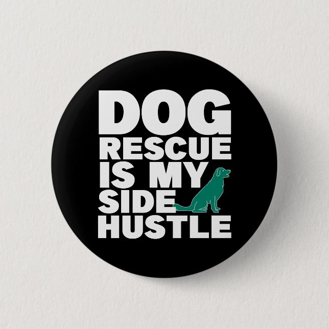 Cute Animal Rescue Button (Front)