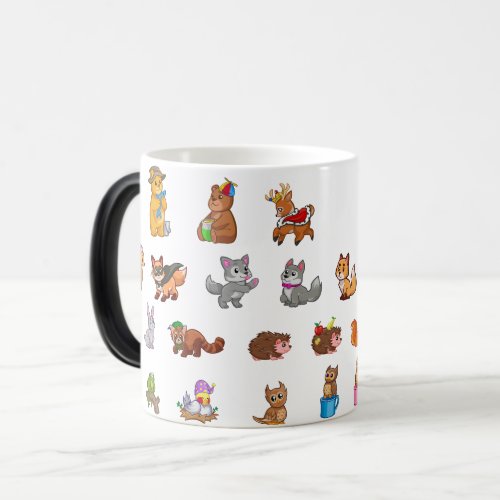 Cute Animal Rodent Cartoon Set Mug