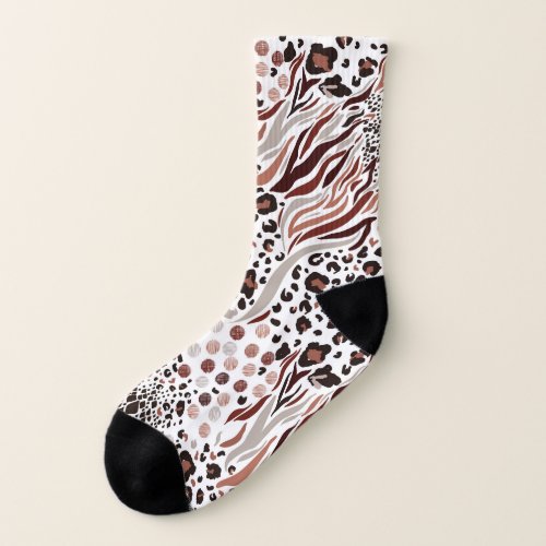 Cute Animal Skin Leopard Pattern Socks