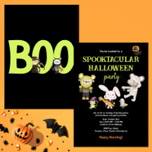 Cute Animal Spooktacular Halloween Kids Party