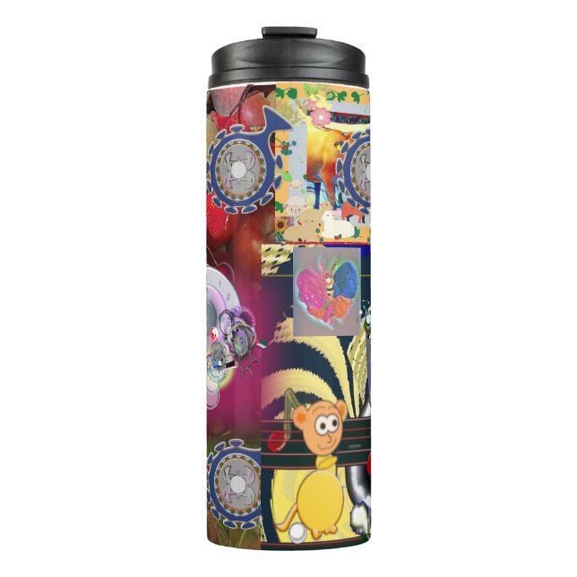 Cute Animal Thermal Tumbler (Front)
