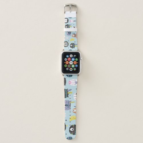 Cute Animal Tribal Boho Pattern Apple Watch Band