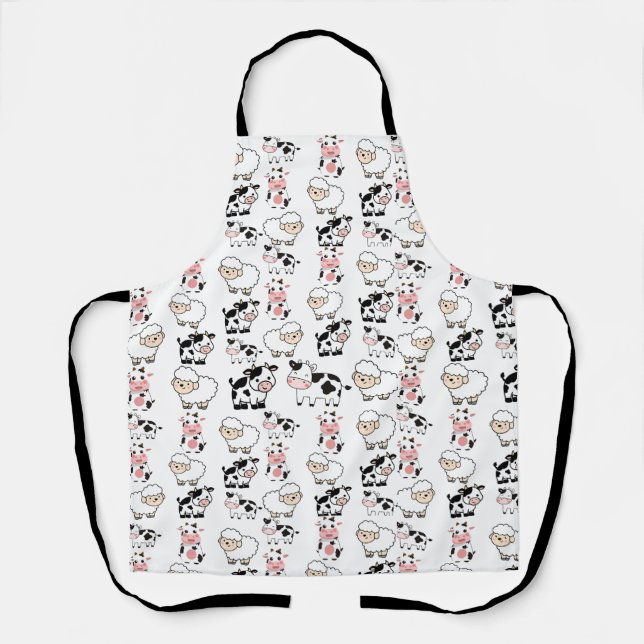 cute animals  apron (Front)