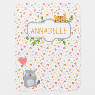 Cute Animals Baby Blanket