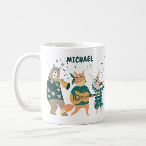 Cute Animals Bend Coffee Mug