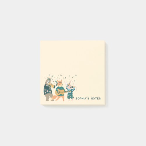 Cute Animals Bend Post_it Notes