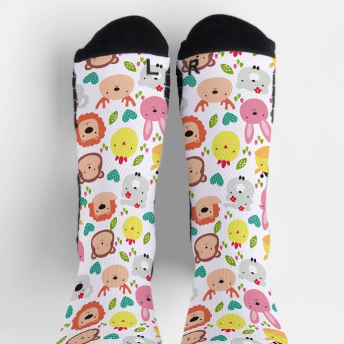 Cute animals cartoon socks