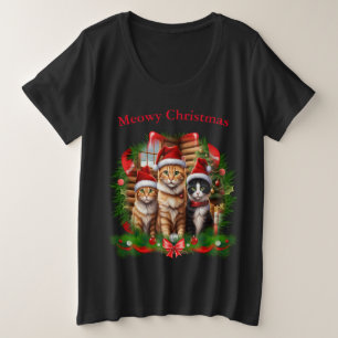 Cute animals Cats Christmas T-shirts