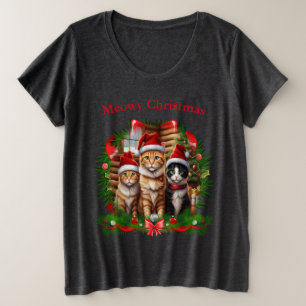 Cute animals Cats Christmas T-shirts