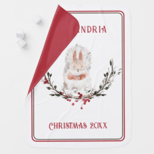 Cute Animals Christmas Baby Blanket