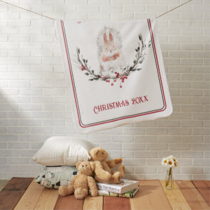 Cute Animals Christmas Baby Blanket