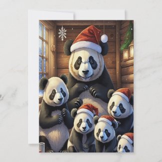 cute animals  Christmas Card