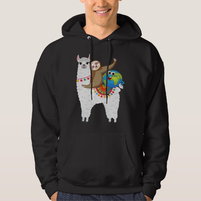 Cute Animals Earth Day Hoodie (Front)