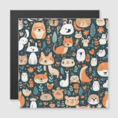Cute animals fun design green decor (Front/Back)