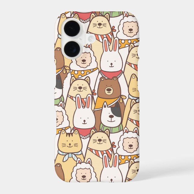 Cute Animals Iphone Case (Back)
