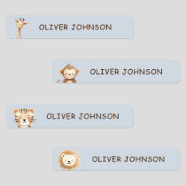 Cute Animals Kids Clothing Iron on Labels