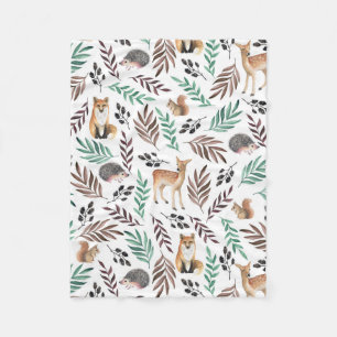 Cute Animals Kid's Room Decor Fleece Blanket