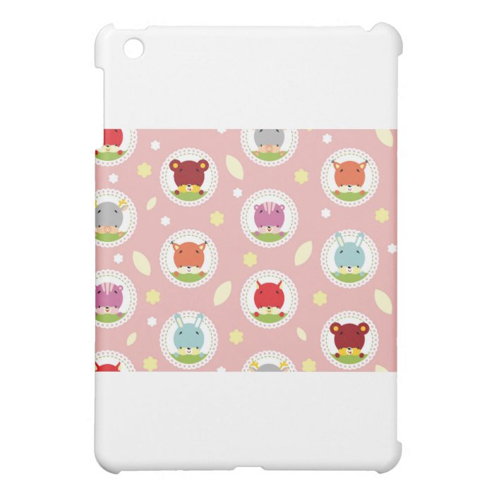 Cute Animals Pattern iPad Mini Case