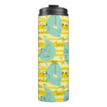 Cute animals playing with water 2 thermal tumbler