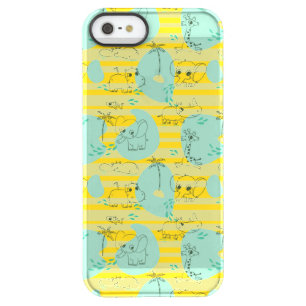 Cute animals playing with water 2 permafrost iPhone SE/5/5s case