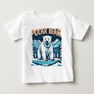  Cute animals polar bear  Baby T-Shirt