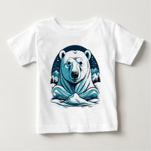  Cute animals polar bear  Baby T-Shirt