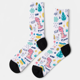 Cute Animals Rainbow Socks