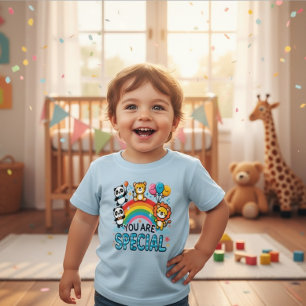 Cute Animals Rainbow Special Toddler Infant Baby T-Shirt