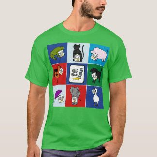 Cute Animals say Wash Your Hands T-Shirt